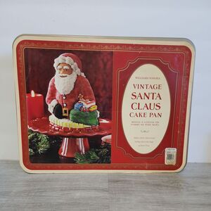 WILLIAMS SONOMA VINTAGE SANTA‎ CLAUS NORDIC WARE CAKE PAN 3D